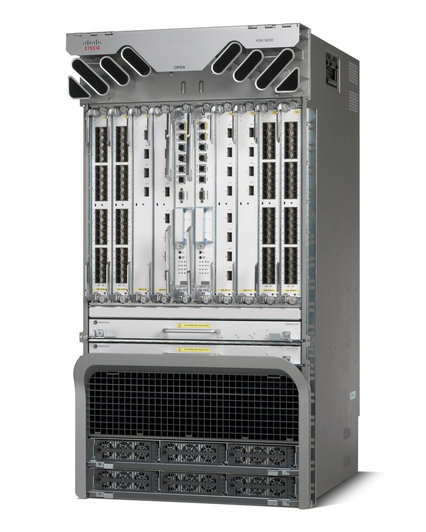 Cisco ASR-9010-AC-V2 | 10-slot modular chassis (AC V2), 21U, base chassis, SD-WAN: No, LTE: No