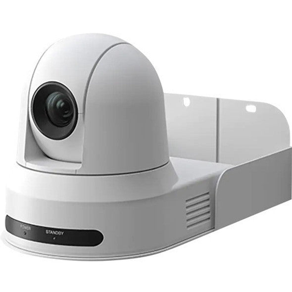 Arctic White Cisco RoomVision PTZ camera with wall mount bracket