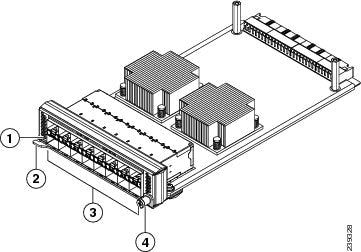 Cisco N55-M16P black silver motherboard with heatsinks and SFP+ ports