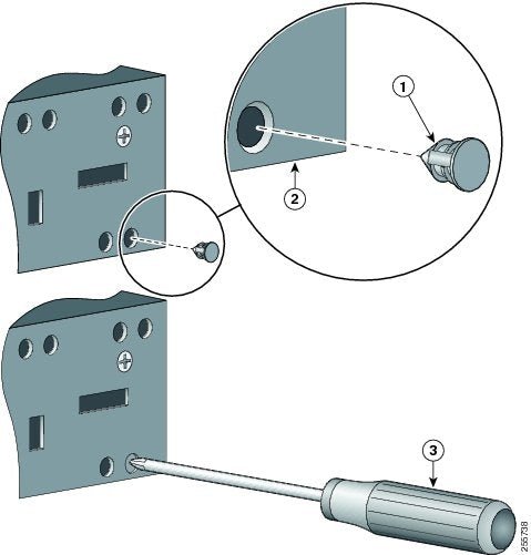 Cisco IE-3010-IP30KIT silver precision screwdriver with hex head