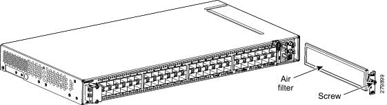 Cisco ASR-9000V-FAN black fan tray with air filter and ports