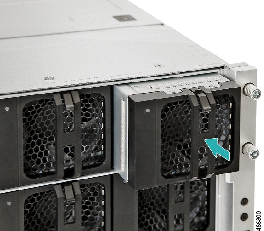 Cisco C885A-M8-FAN | Hot‑swap high‑performance fan module | For C885A M8 GPU/CPU thermal zones | N+1 redundancy support | High static pressure, PWM‑controlled | Tool‑less service FRU