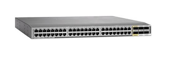 Cisco N2K-C2348TQ-E 48x10G-T silver switch with 6x40G QSFP+ uplinks