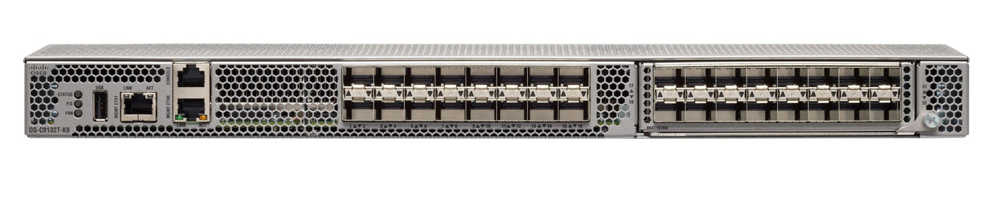 HPE R7L02A 1U silver server rack with 8x 16/32G FC SFP+/SFP28 ports