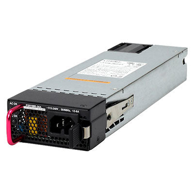 HPE JG840A 1800W AC hot-swappable PSU with black case and red accents