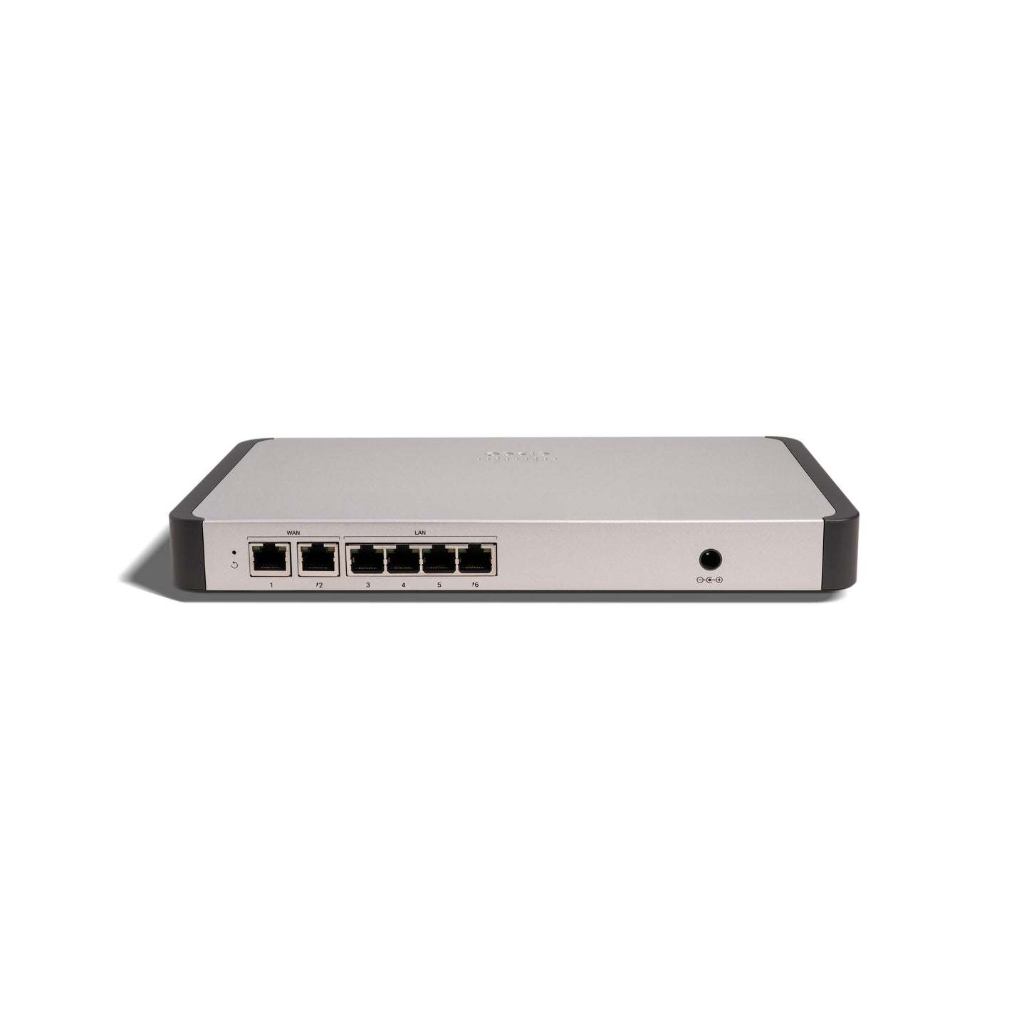 Cisco C8111-G2-MX silver black 6-port network switch rear view
