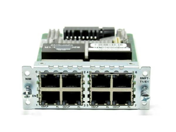 Cisco NIM-8MFT-T1/E1 8-port Ethernet switch module