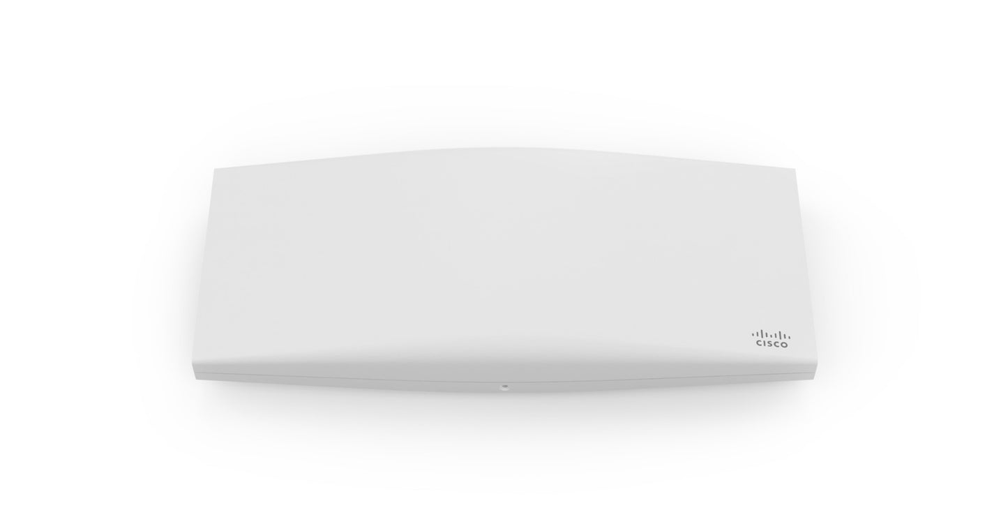 Meraki MR36-HW | Wi‑Fi 6 (802.11ax), dual‑band 2.4/5 GHz, 2x2:2 OFDMA/MU‑MIMO, internal antennas, 1x 1GbE PoE (802.3af), dedicated security + BLE