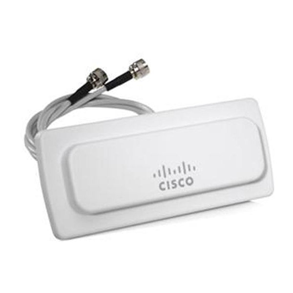 Cisco AIR-ANT24020V-R | 2.4 GHz indoor omnidirectional diversity antenna | 2 dBi gain | vertical polarization | dual RP-TNC plug leads | ceiling/wall mount | supports 802.11b/g/n (2.4 GHz)