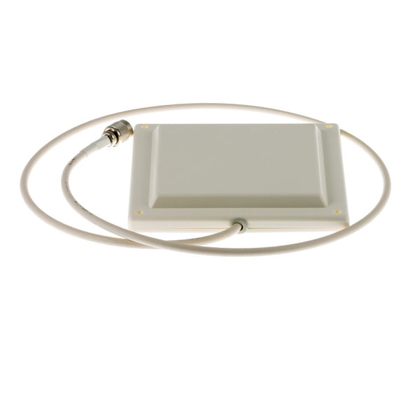 Cisco AIR-ANT3549 white rectangular 2.4GHz patch antenna with coiled cable