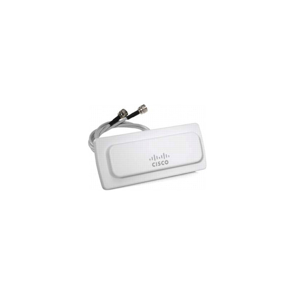 Cisco AIR-ANT5140V-R 5 GHz 4 dBi omni antenna with white router