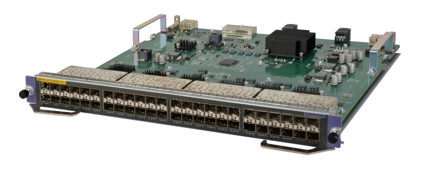 HPE JH191A line card with 44x 1G SFP and 4x 10G SFP+ for 10500 chassis