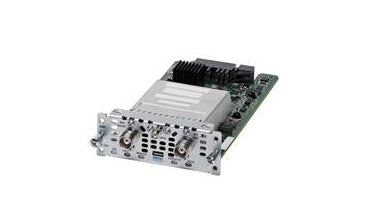 Cisco NIM-4G-LTE-GA silver router module with ports