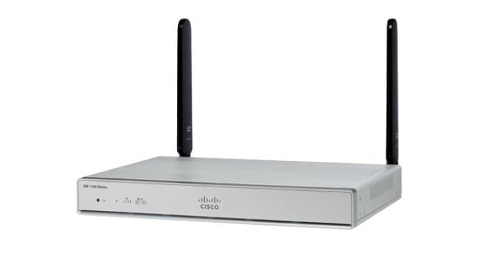 Cisco C1127-8PLTEP | ISR 1100 branch router | 8x 1GbE LAN PoE+ | xDSL WAN + 1x 1GbE SFP + 1x 1GbE RJ45 | SD-WAN | LTE Advanced (GPS/SMS) | dual-band 802.11ac Wi‑Fi | license: DNA Essentials/Advantage
