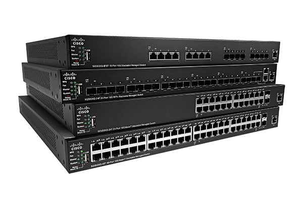 Cisco SX550X-16FT-K9-AU | 16x10G mixed (8xSFP+ + 8x10GBase-T) | PoE: None | Uplinks: All ports 10G | License: Perpetual