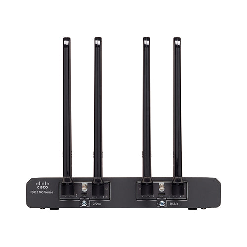 Cisco C1109-4PLTE2PWZ | ISR 1109 M2M router | 4x GE LAN | LTE Advanced (dual pluggable modems) | 802.11ac Wi‑Fi | SD-WAN capable