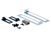 Cisco C4948-ACC-KIT rack mount kit with silver slides, black components, screws