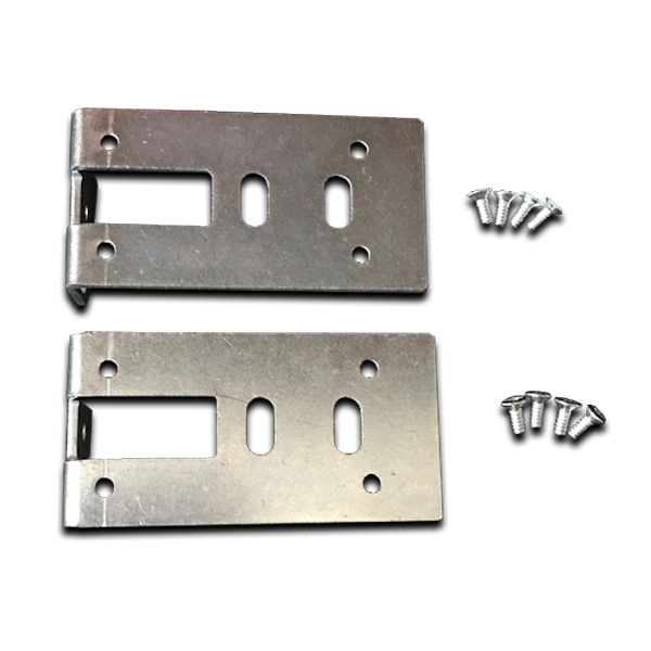 Cisco C8200-RM-19-1R 19-inch 1RU rack mount kit with front-mount ears, screws, stainless steel door lock plate set, and mounting hardware