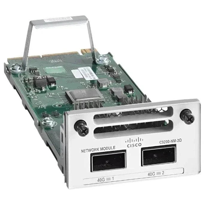 Cisco C9200-NM-2Q | 2x 40GbE QSFP+ uplinks | hot-swappable network module | for Catalyst 9200