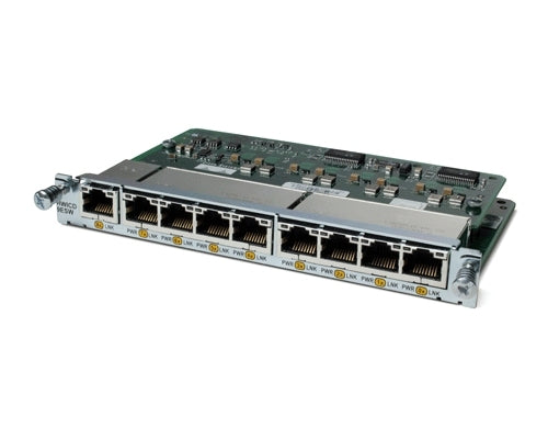 Cisco HWICD-9ESW 9-port 10/100 FE L2 switch HWIC, black design