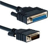 Cisco CAB-232FC-4 RS-232 DCE cable, DB60 male to DB25 female, 4ft