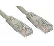 Cisco CAB-GREY-2.9M gray Cat5e Ethernet cable, 2.9m, RJ45, UTP, snagless