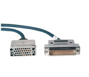 Cisco CAB-NPV35CV2 V.35 DCE serial cable with 36-pin SCSI green black wires