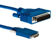 Cisco CAB-SS-530MC RS-530 Smart Serial DCE cable with blue connectors