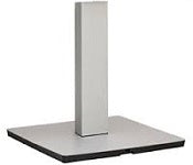 Cisco CP-DX70-FS tilt-adjustable DX70 foot stand with silver metal table lamp base