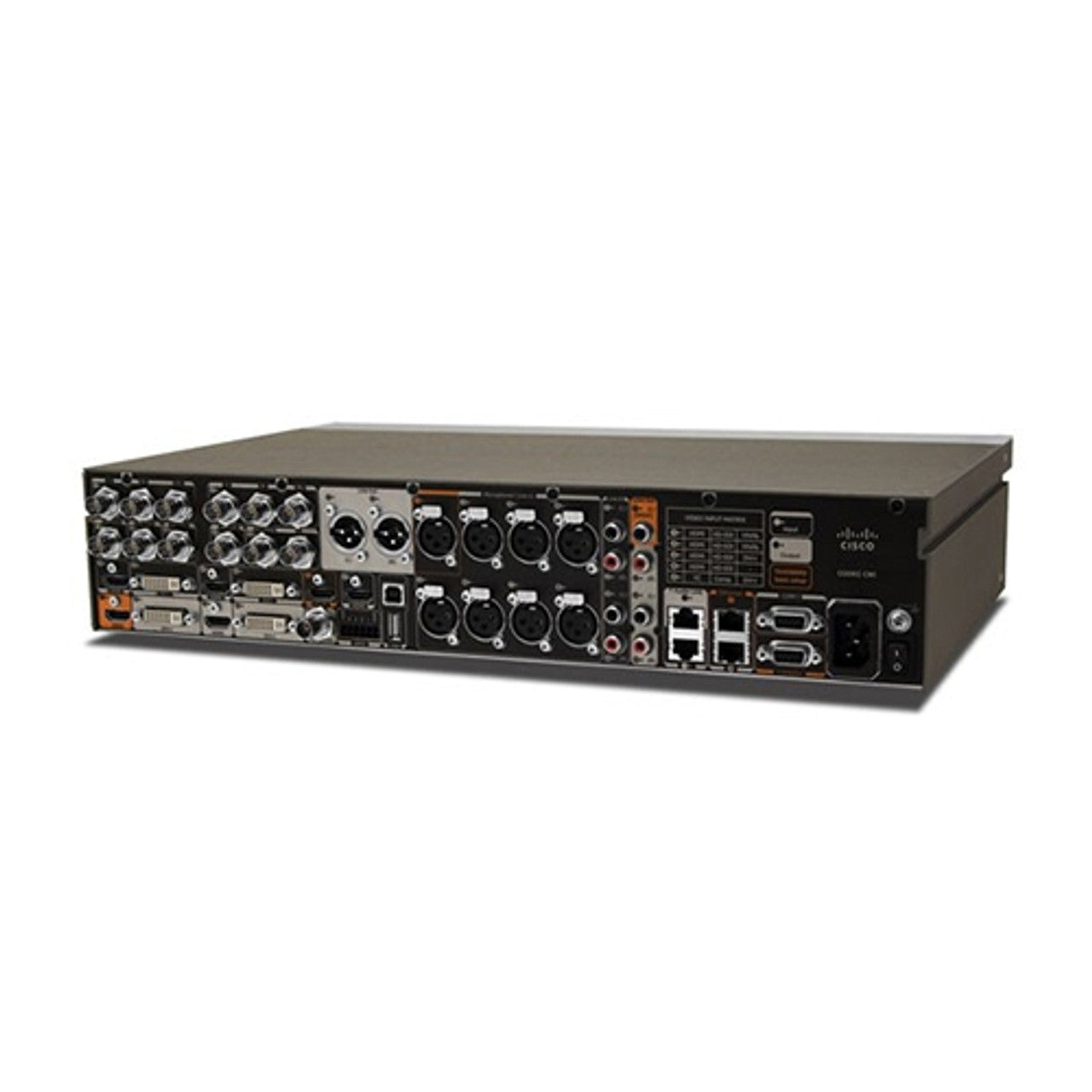 Black Cisco CTS-C90-K9 TelePresence codec with multi-ports and connectors