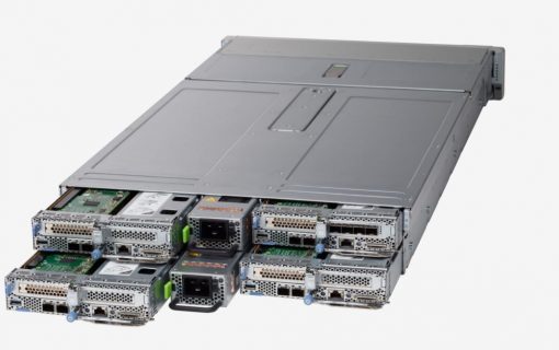 Cisco UCSC-C4200-SFF | 2U chassis, 24x 2.5in SFF bays (SAS/SATA 12Gb/s), up to 4 compute nodes, dense storage for modular servers