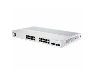 Cisco CBS250-24T-4X white switch with 24x 1G ports and 4x 10G SFP+