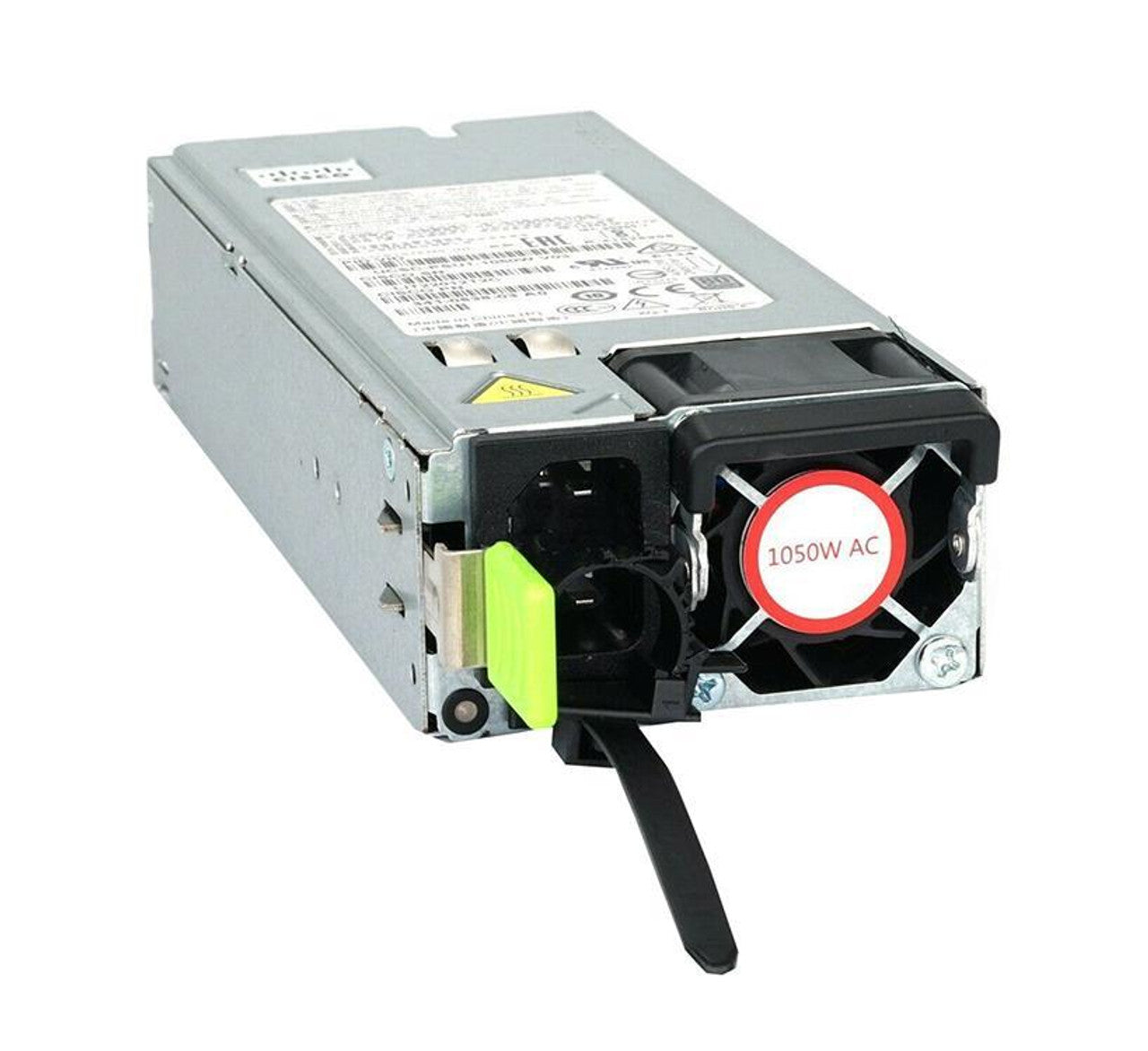 Cisco UCSC-PSU1-1050W | 1050W AC hot-swap PSU, 80 PLUS Platinum, auto-ranging 100–240V, not EU/UK Lot 9 compliant