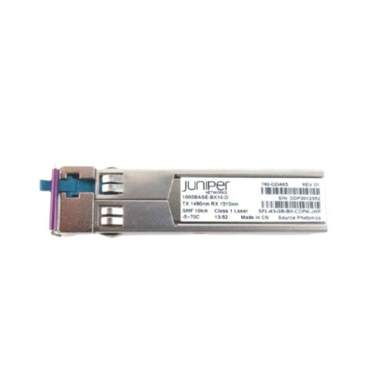 Juniper EX-SFP-GE10KT14R13 1Gb SFP transceiver module for 10km SMF