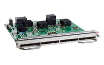 Cisco C9400-LC-24XS | 24x 10G SFP+ | PoE: none | uplinks: 0 | license: chassis-applied