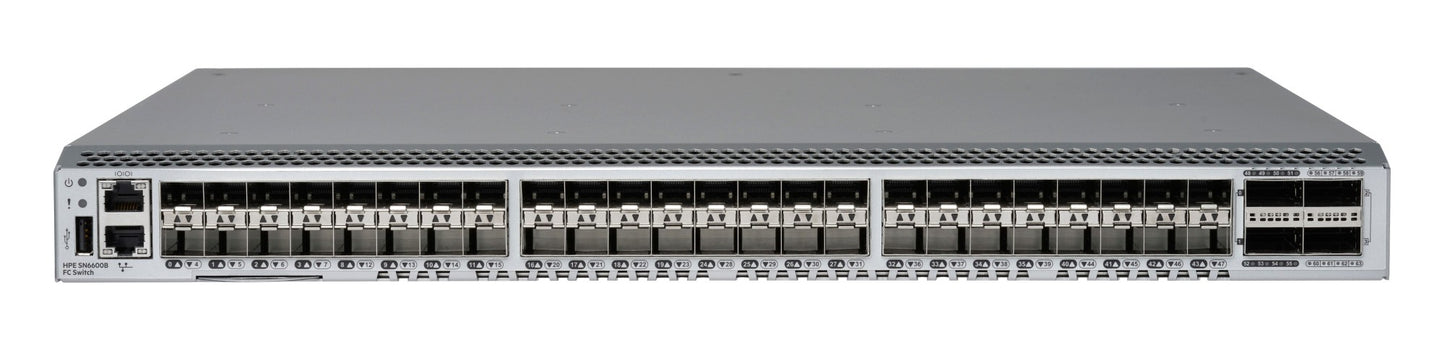 Aruba R6V47A 32G FC SAN switch with 48 ports and 16G SFPs
