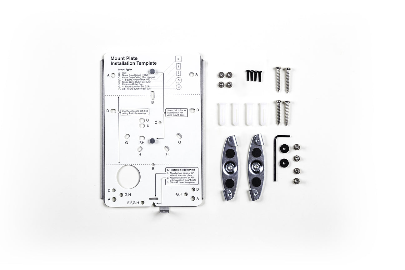 Meraki MA-MNT-MR-1 | Replacement wall/ceiling mount kit | for MR12/MR16 APs | low-profile bracket | hardware included