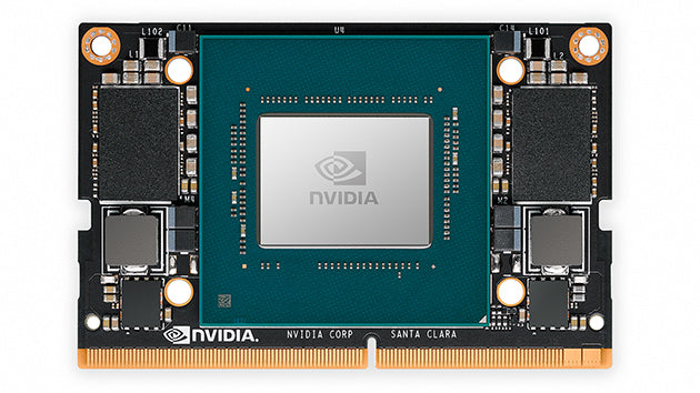NVIDIA 900-83668-0030-000 | Xavier NX 16GB Dev Kit | 6-core Carmel, 384-core Volta + 48 Tensor | 16GB LPDDR4x | microSD boot, M.2 NVMe | GbE, 4x USB, HDMI/DP | up to 21 TOPS