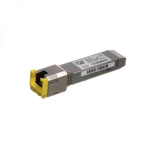 Cisco GLC-TE 1G SFP transceiver module with RJ-45 port