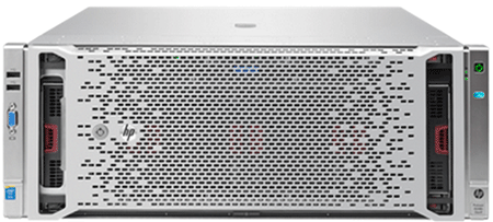 HPE HPE-DL580-G9 | 4U 4-socket Xeon E7 v3/v4, up to 96 DIMM DDR4, flexible SFF/LFF bays, redundant PSUs, iLO 4