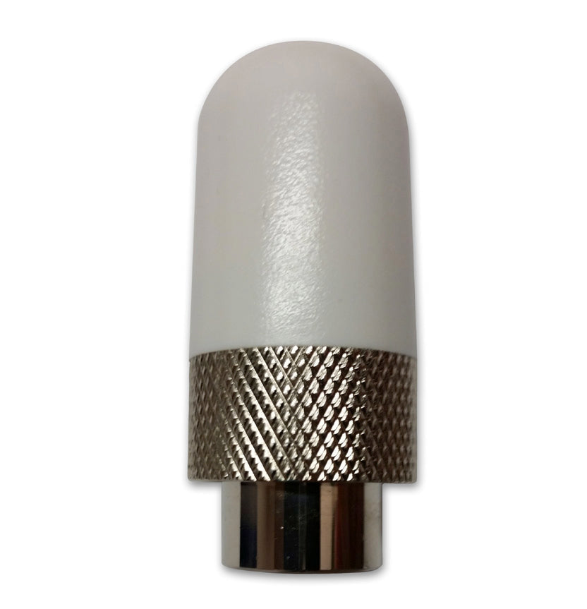 Aruba JW014A white and gold knurled knob antenna, 4 dBi indoor dual-band
