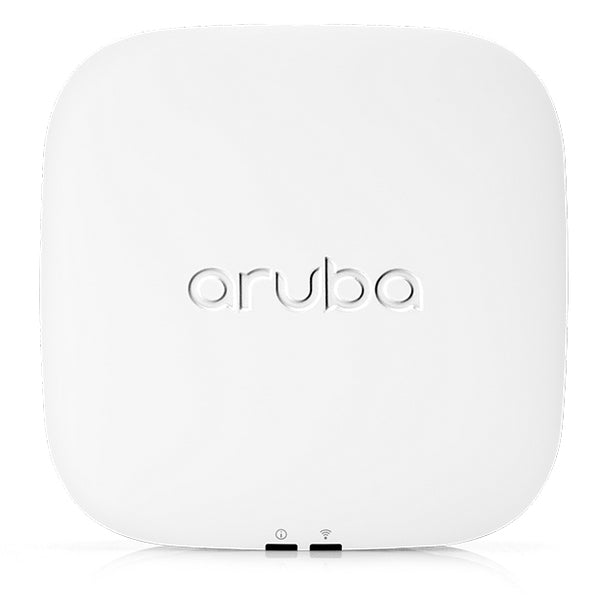 Aruba R8N04A#ABG | Wi‑Fi 6 (802.11ax) dual‑band 2.4/5 GHz | 1.49 Gbps | 1x 1GbE uplink | 802.3af PoE | internal antennas, BLE IoT