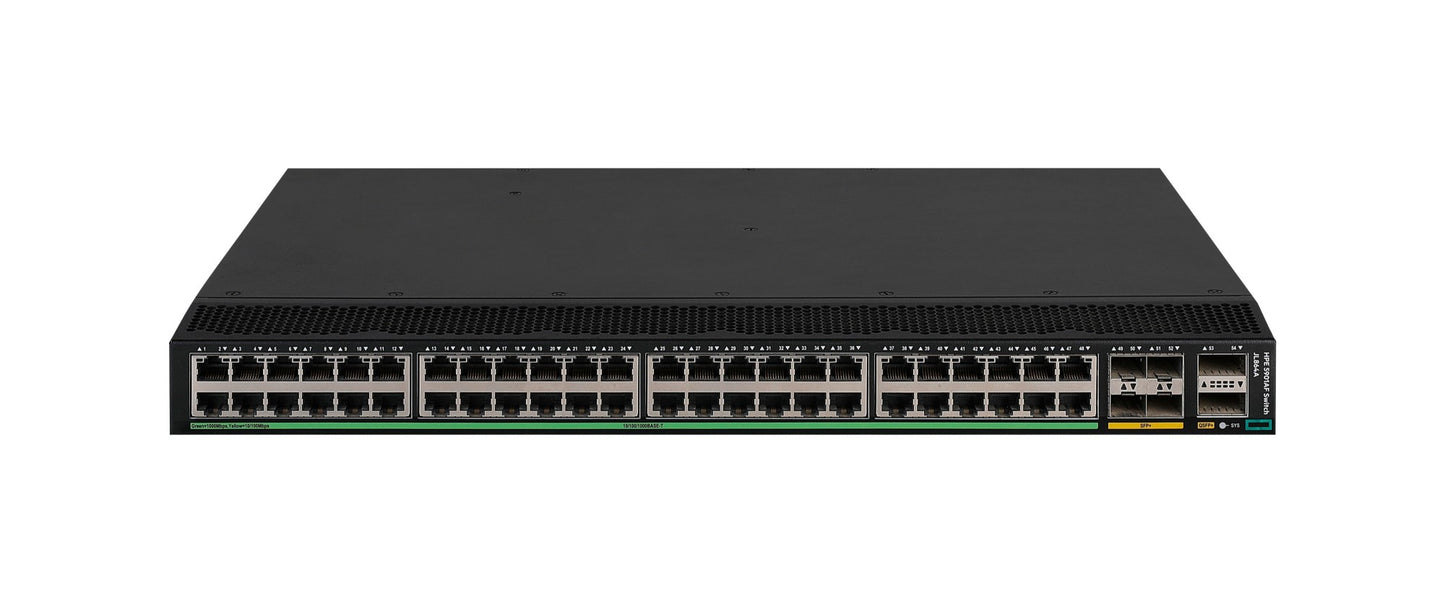Aruba JL864A 48-port 1G RJ45 switch with 4x 10GBASE-T and 2x 40G QSFP+ uplinks