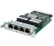 Cisco HWIC-4T1-E1 4-port T1/E1 router module with RJ-48C ports