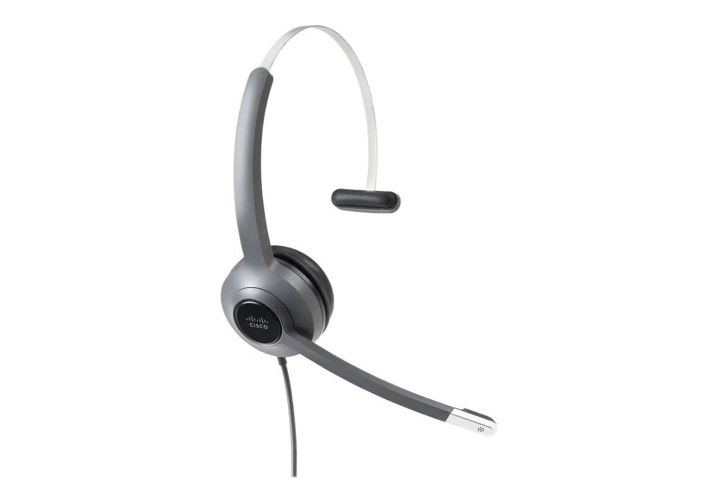 Cisco CP-HS-W-521-USB | Wired single-ear, 3.5 mm + USB-A adapter, noise-cancel mic, inline call controls