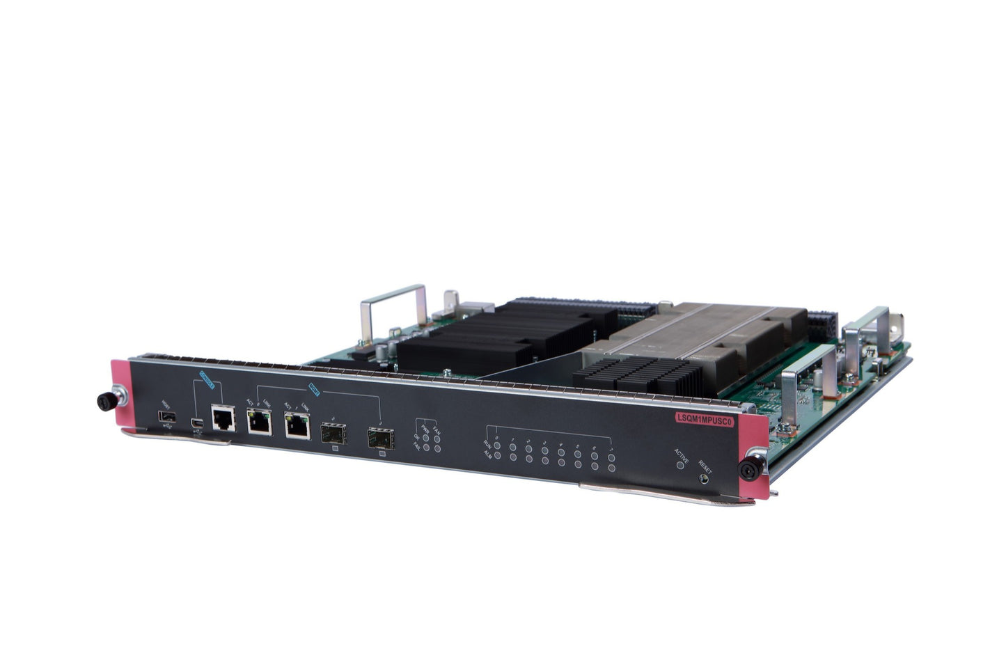 HPE R8N51A 7506X black and pink router with multiple ports