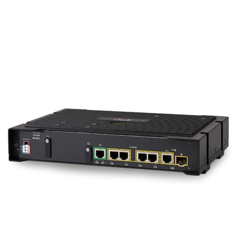 Cisco IR1821-K9 rugged SD-WAN router with LTE, Wi-Fi, Ethernet ports