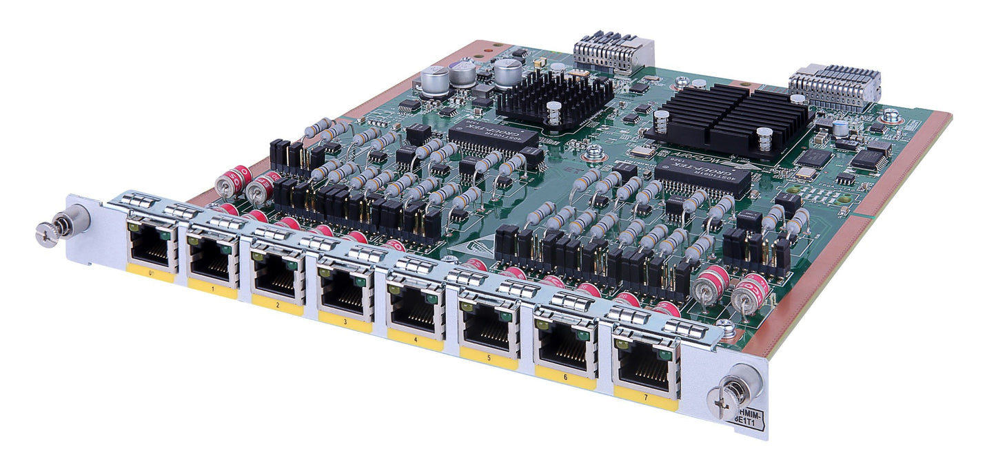 HPE JH169A | MSR HMIM: 8x E1/CE1/T1/CT1 (PRI), RJ-48C, channelized WAN/voice, fractional Nx64K, ISDN PRI capable