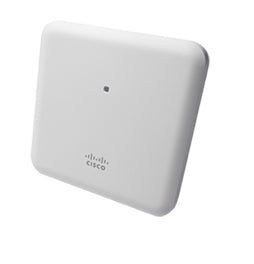 Cisco AIR-AP1852I-Z-K9 | Wi‑Fi 5 (802.11ac Wave 2), dual‑band 2.4/5 GHz, internal antennas, 1x 1GbE uplink, PoE 802.3at, controller‑based
