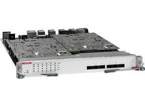 Cisco N7K-M206FQ-23L silver line card with 6x40G QSFP+ ports